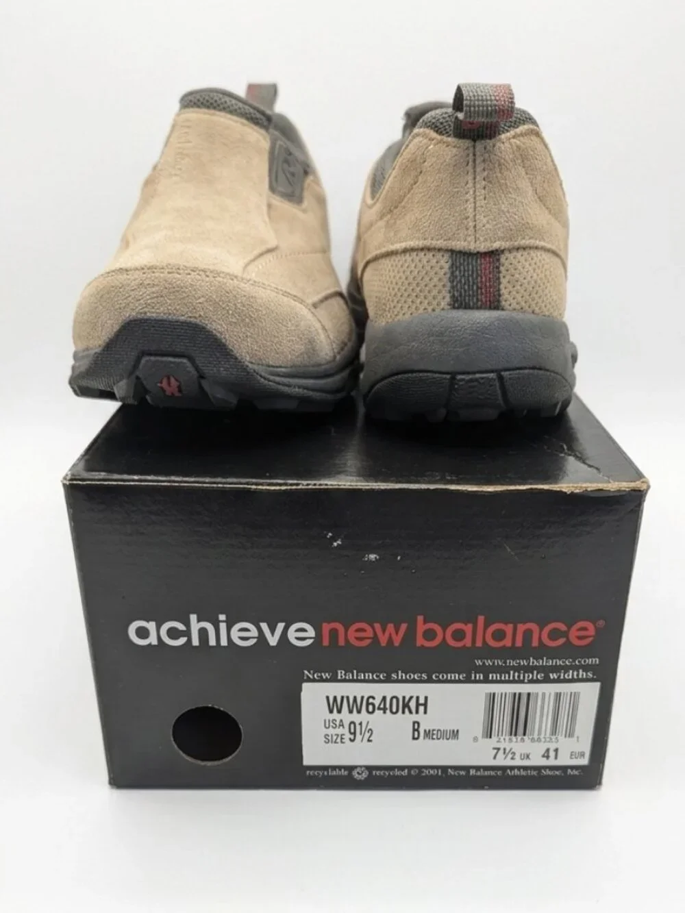 New Balance WW640KH Suede Slip On Walking Shoes 9.5B